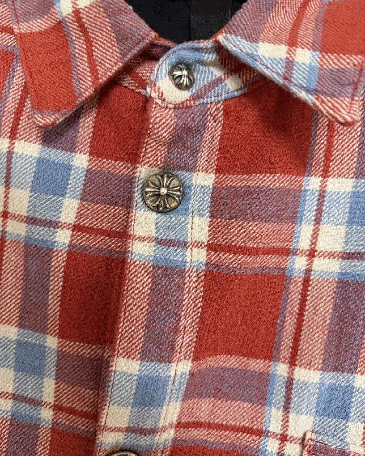 Chrome Hearts Chrome Hearts Flannel Shirts Size US XXL / EU 58 / 5 - 7 Thumbnail