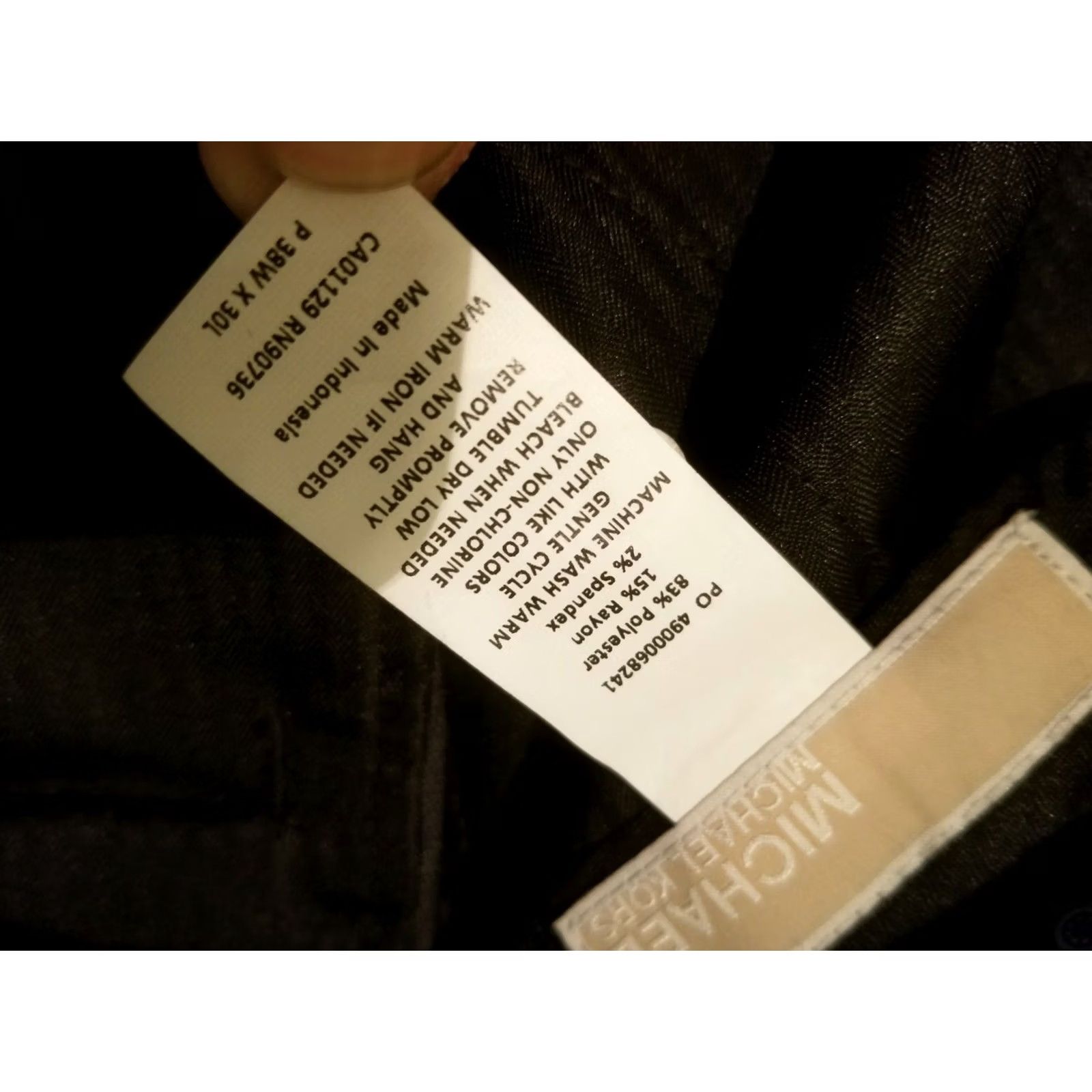 Michael Kors Michael Kors Mens Gray Chino Khaki Trouser Pants 38x30 Dress Slack Size US 38 / EU 54 - 7 Thumbnail