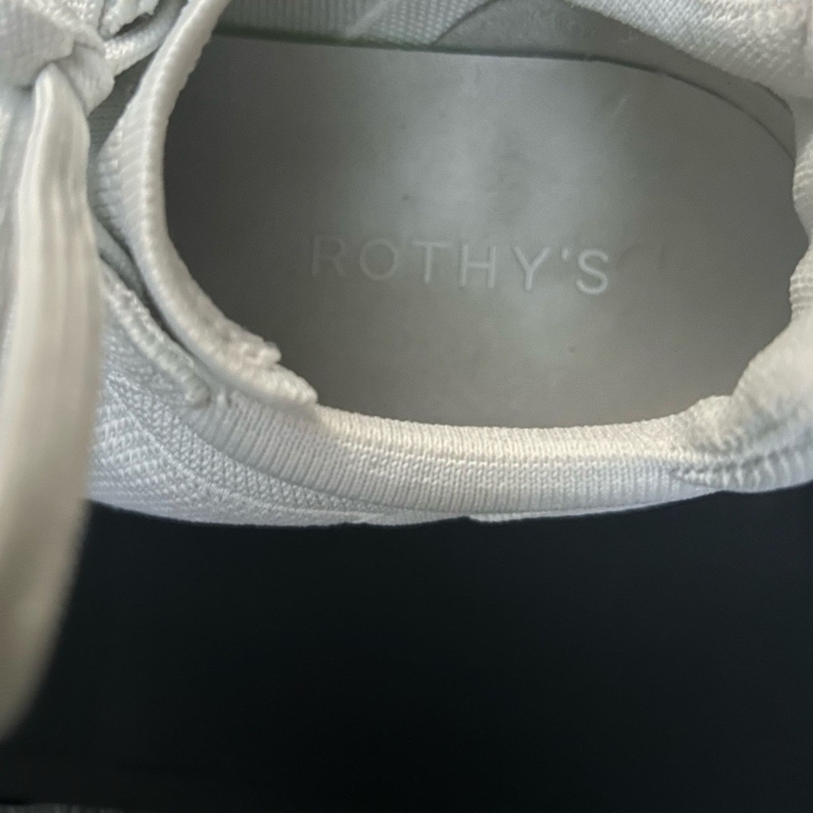 Other Rothy's The Lace Up Sneaker Vanilla Fabric US 10M EU 43 Size US 10 / IT 40 - 9 Thumbnail