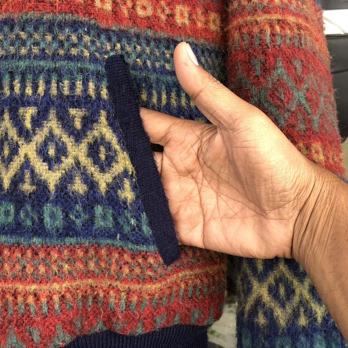 Schott VTG Schott NYC Wool Navajo Blanket Bomber Jacket Made In 🇺🇸 Size US M / EU 48-50 / 2 - 6 Thumbnail