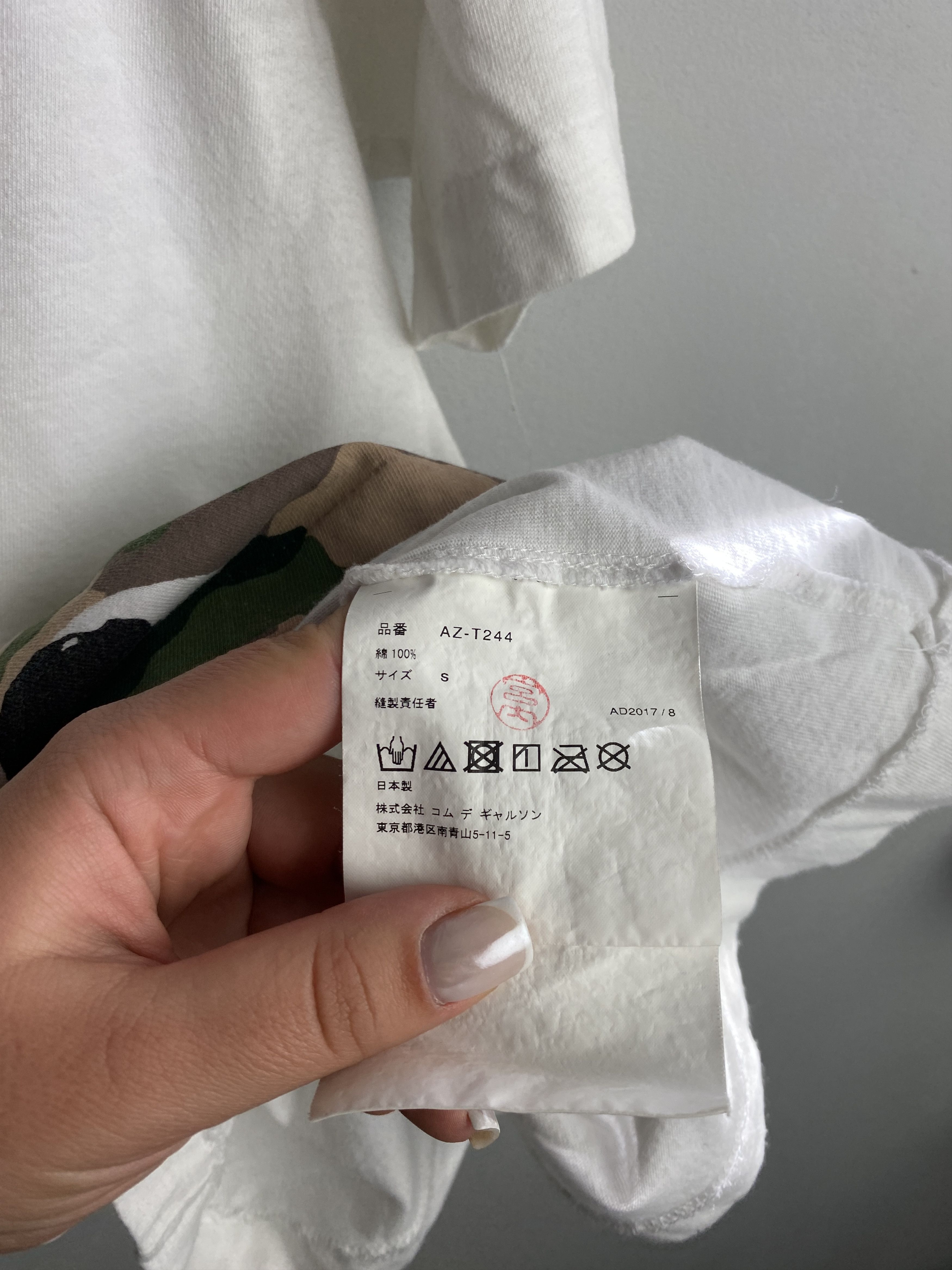 CDG by Comme des Garcons × Comme des Garcons PLAY CDG Comme des Garcons Play camo heart t-shirt tee Size US S / EU 44-46 / 1 - 5 Thumbnail