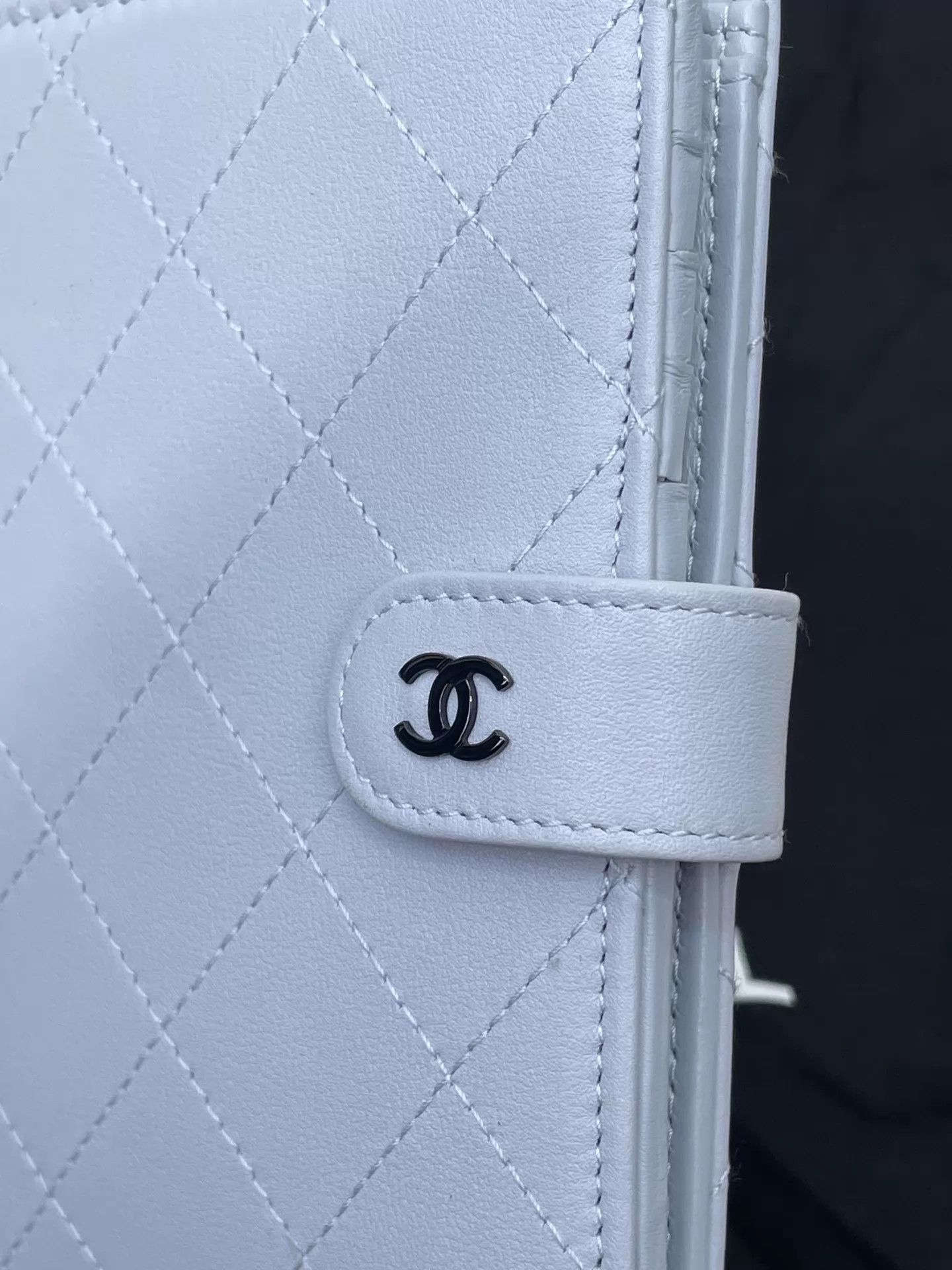 Chanel Chanel 24P Charcoal Passport Cardholder 98N Size ONE SIZE - 4 Thumbnail