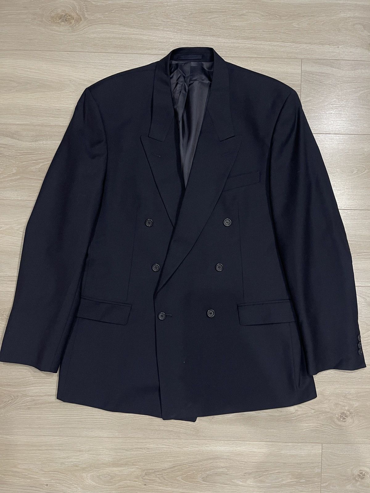 Vintage Lloyd’s Country Club Double-Breasted Blazer Pure New Wool 46 Size 46L - 7 Thumbnail