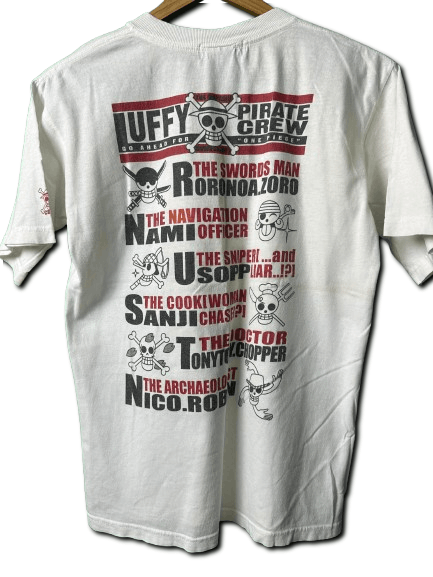 Anime One Piece Luffy Pirate Crew T-Shirt Size US S / EU 44-46 / 1 - 2 Thumbnail