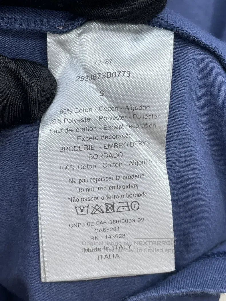 Dior Dior Blue embossed letter embroidery round-neck short-slee Size US S / EU 44-46 / 1 - 6 Thumbnail