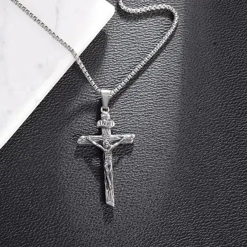 Jewelry Christian Cross Necklace Size ONE SIZE - 1 Thumbnail