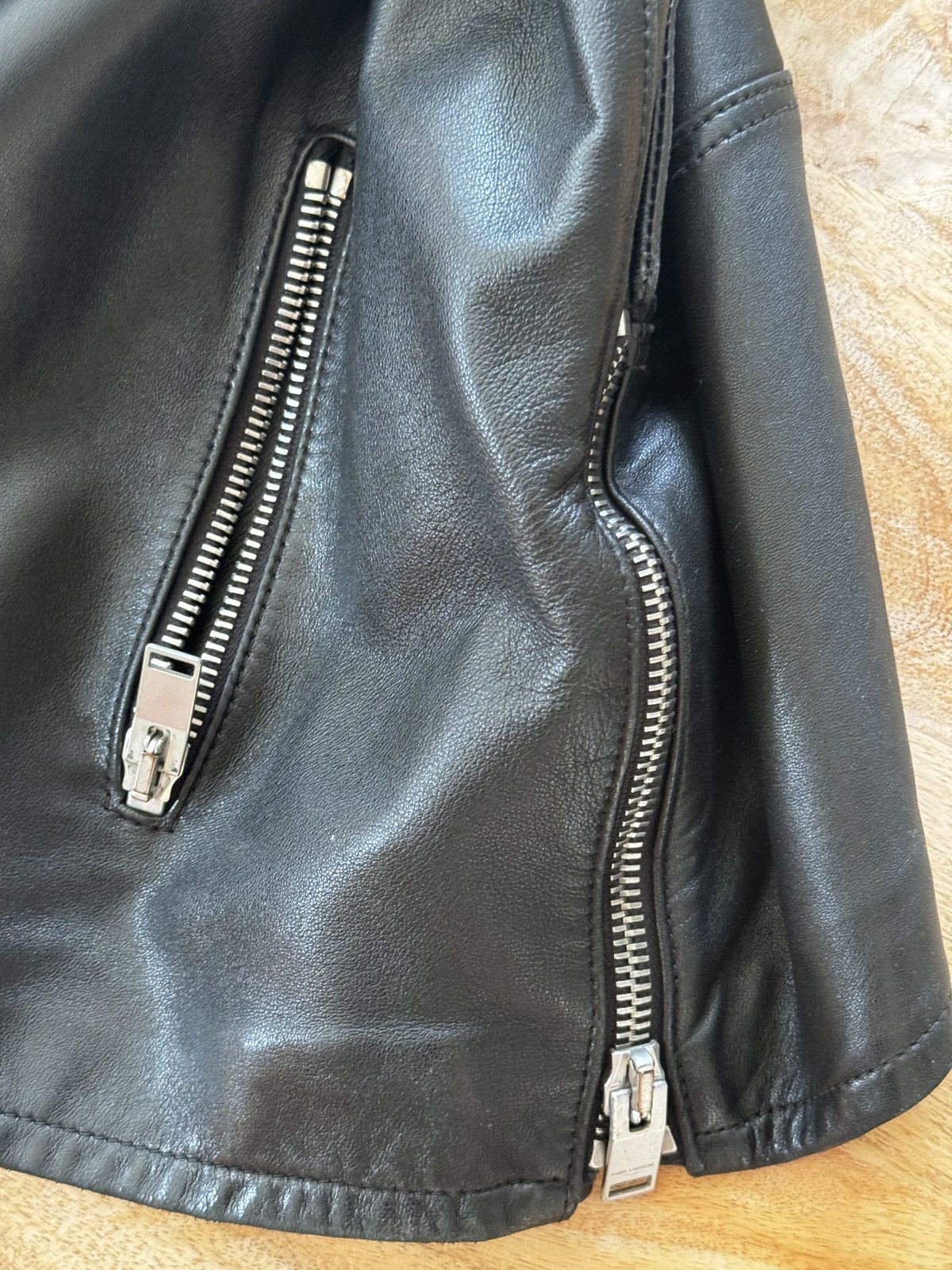 Saint Laurent Paris Saint Laurent Paris leather bomber Size US M / EU 48-50 / 2 - 5 Thumbnail