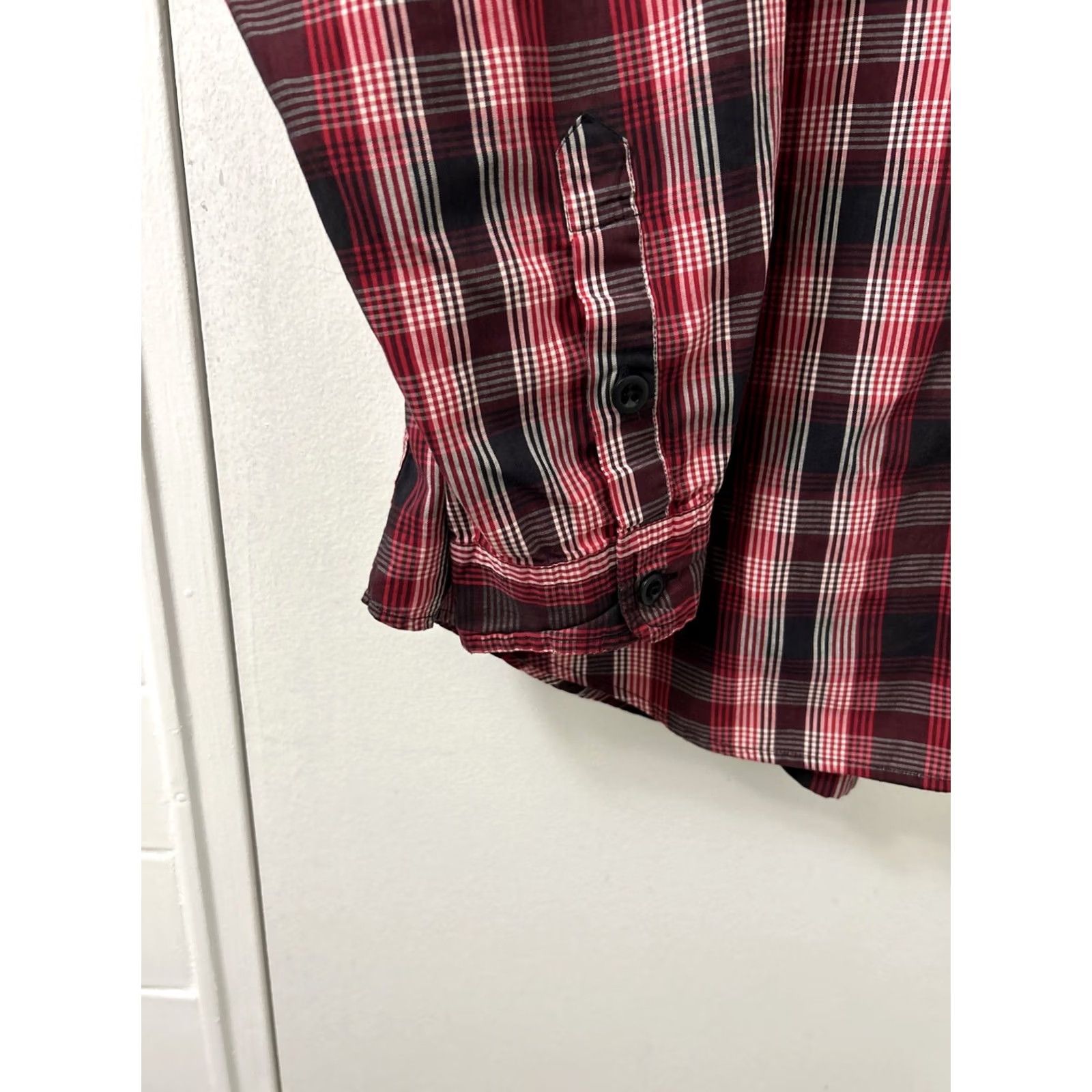 Ralph Lauren VINTAGE Polo Jeans Co Ralph Lauren Shirt Mens XL Black Red Plaid Button Down L/S Size US XL / EU 56 / 4 - 7 Thumbnail