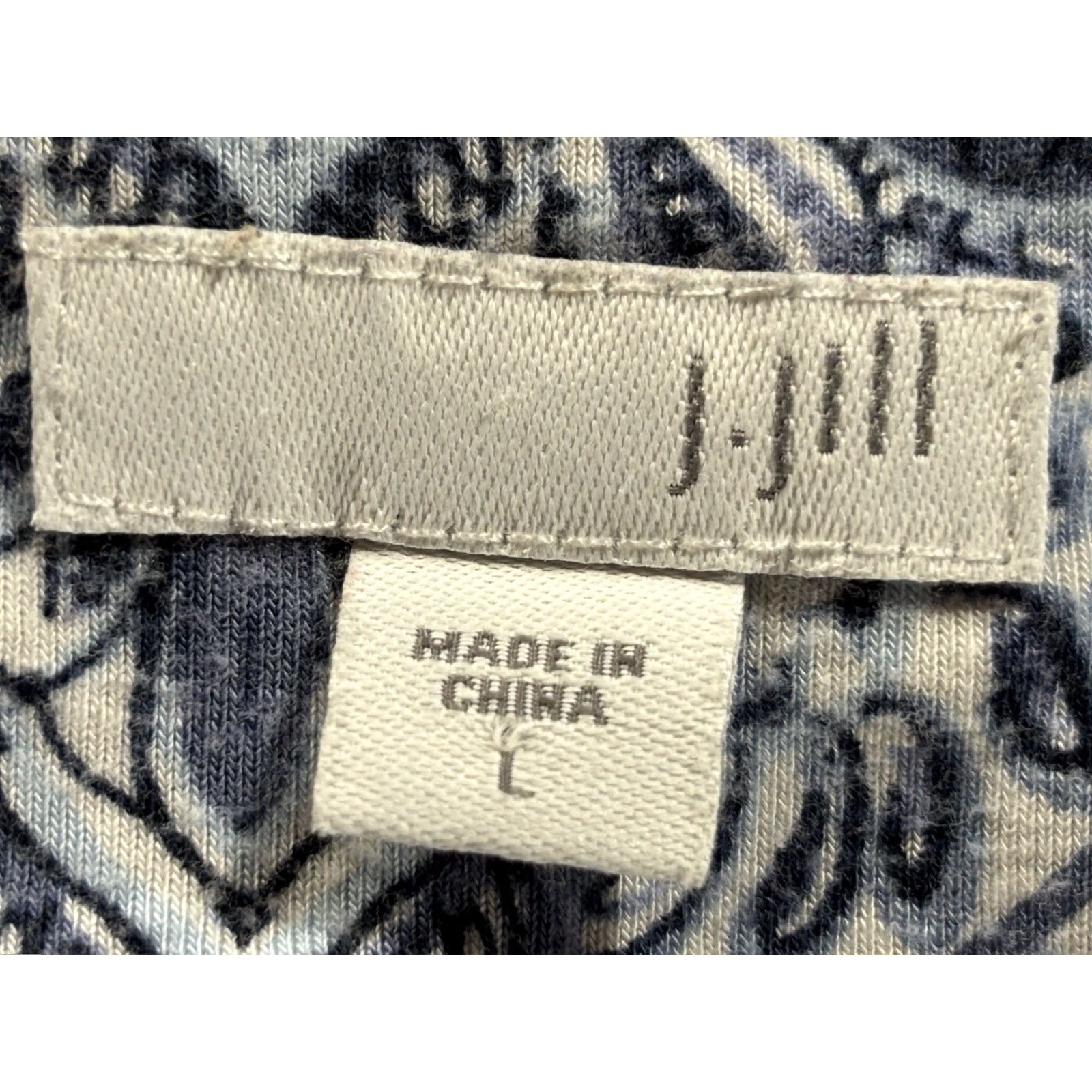 J. Jill VINTAGE J. Jill Maxi Dress Womens Large Sleeveless Jersey Dress Blue White 90s Long Pullover Size L / US 10 / IT 46 - 7 Thumbnail