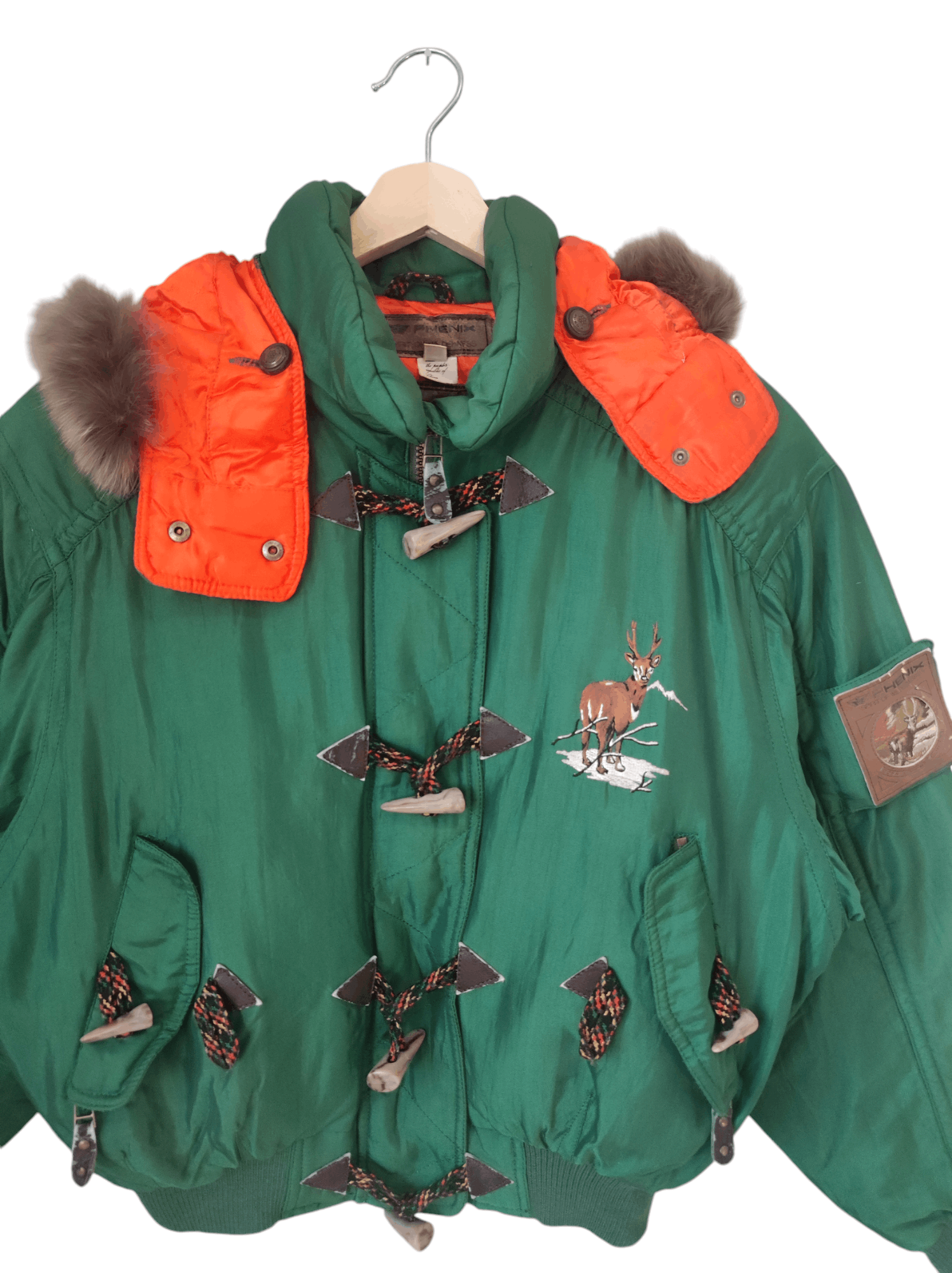 If Six Was Nine × Le Grande Bleu (L.G.B.) × Vintage Phenix Ski Wear Snow Winter Phenix Spirit of wilderness Deer Size US L / EU 52-54 / 3 - 4 Thumbnail