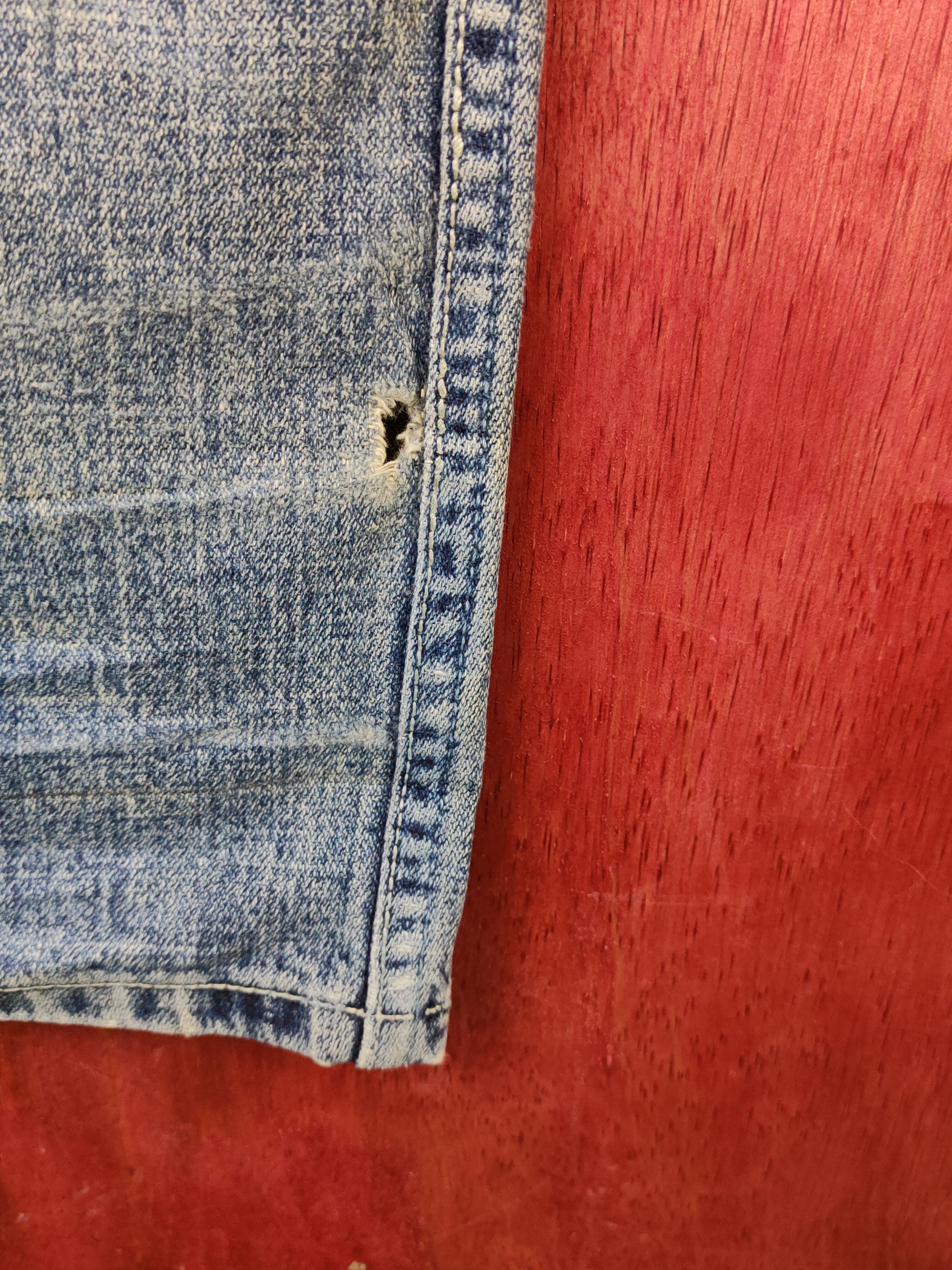 Levi's Levi's Dark Blue Faded Distressed Ripped Jeans #S1695 Size US 42 / EU 58 - 11 Thumbnail