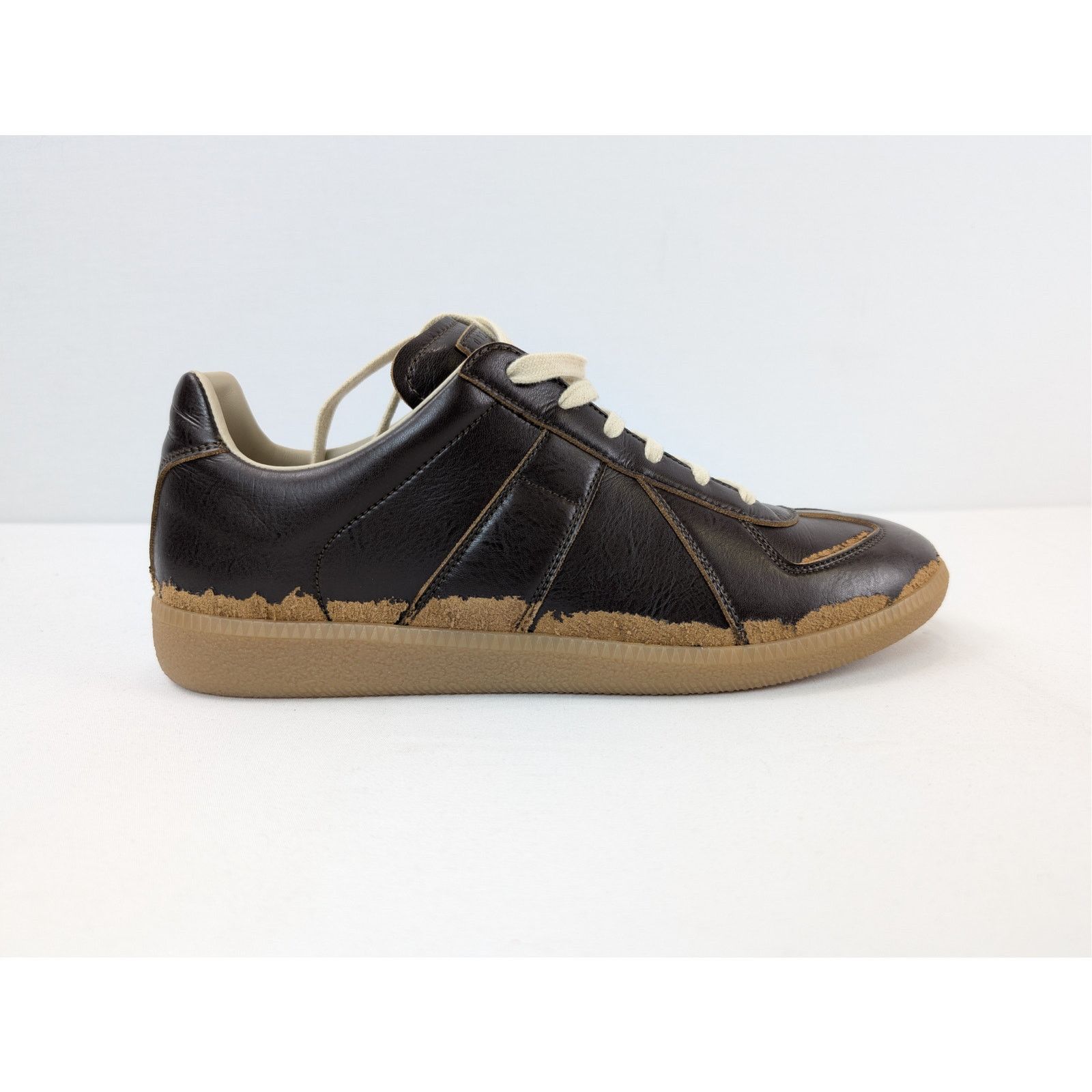 Maison Margiela o1rshd1 Replica sneakers with a distressed peel-off effect Size US 12 / EU 45 - 4 Thumbnail