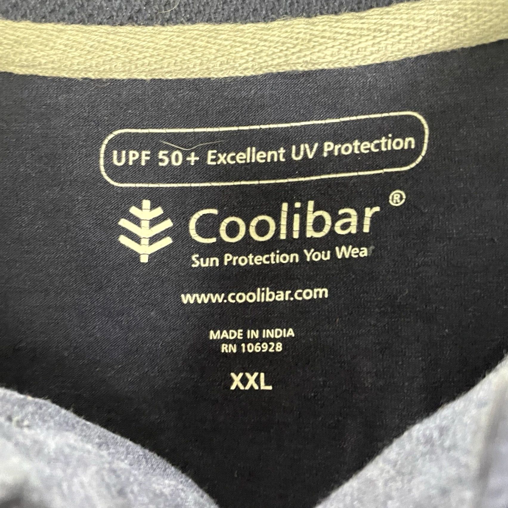 Vintage Coolibar Polo Shirt Long Sleeve Navy Blue UPF 50+ XXL Mens Size 2XL Size US XXL / EU 58 / 5 - 4 Thumbnail