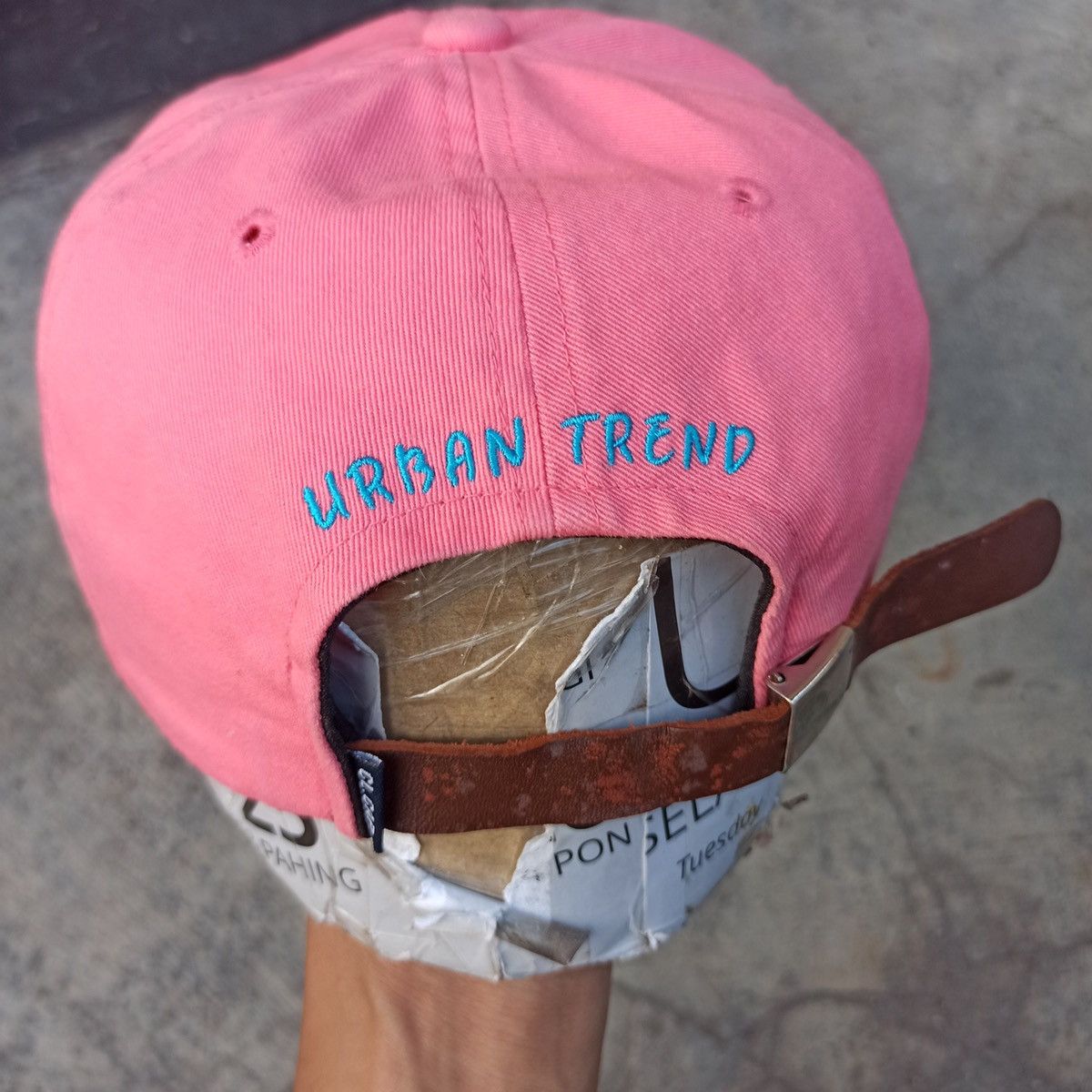 Japanese Brand Brookside and frence flag hat with leather strap Size ONE SIZE - 10 Thumbnail