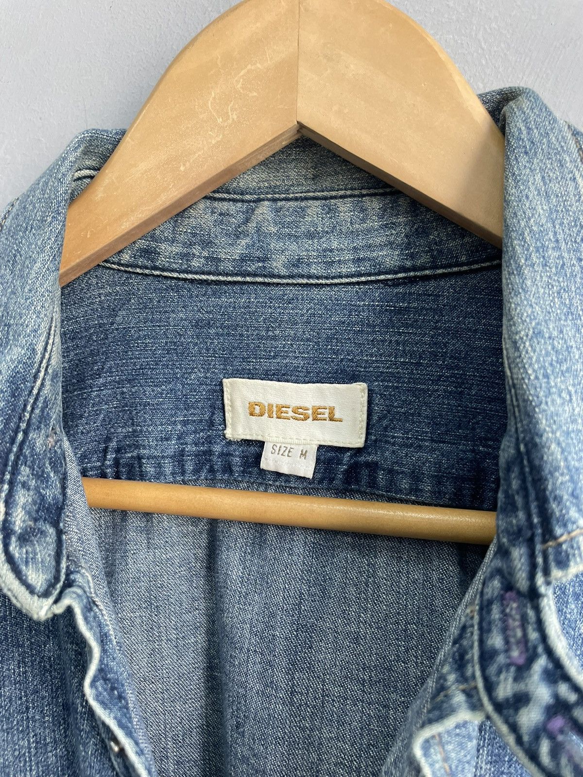 Diesel Y2K diesel denim jacket button up shirt Size US M / EU 48-50 / 2 - 5 Thumbnail