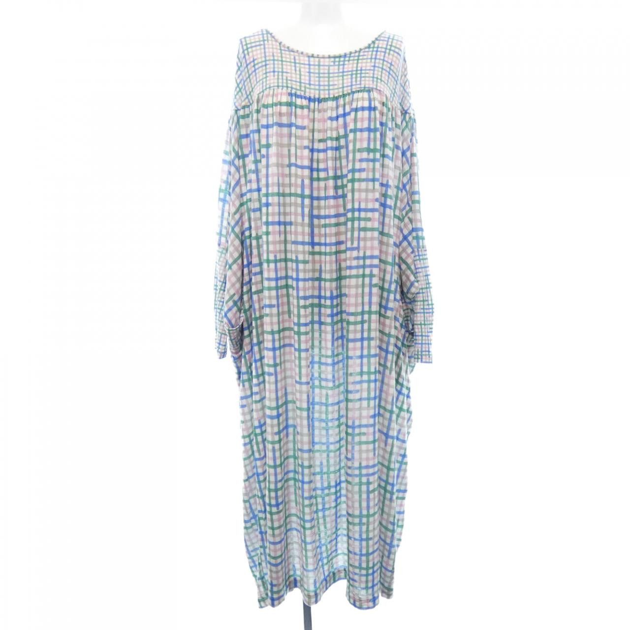 mina perhonen Mina Perhonen mina perhonen MINAMO dress Textile Dresses MINAMO DUTY FREE for USA Size ONE SIZE - 1 Thumbnail