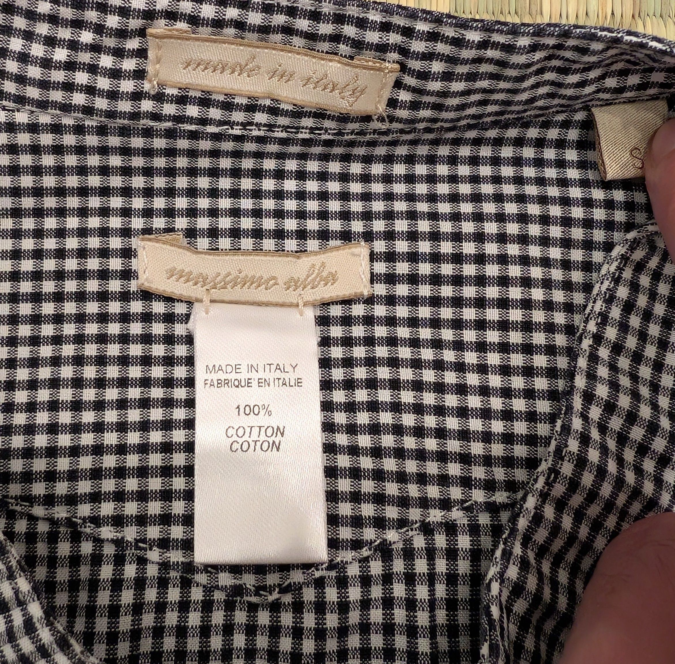 Massimo Alba Massimo Alba Band Collar Button Up Shirt Check Made in Italy Size US S / EU 44-46 / 1 - 3 Thumbnail