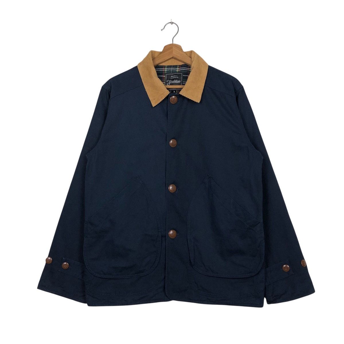 45rpm 📌Vintage Chore Work Jacket Temptation Blanket Wool Size US M / EU 48-50 / 2 - 2 Thumbnail