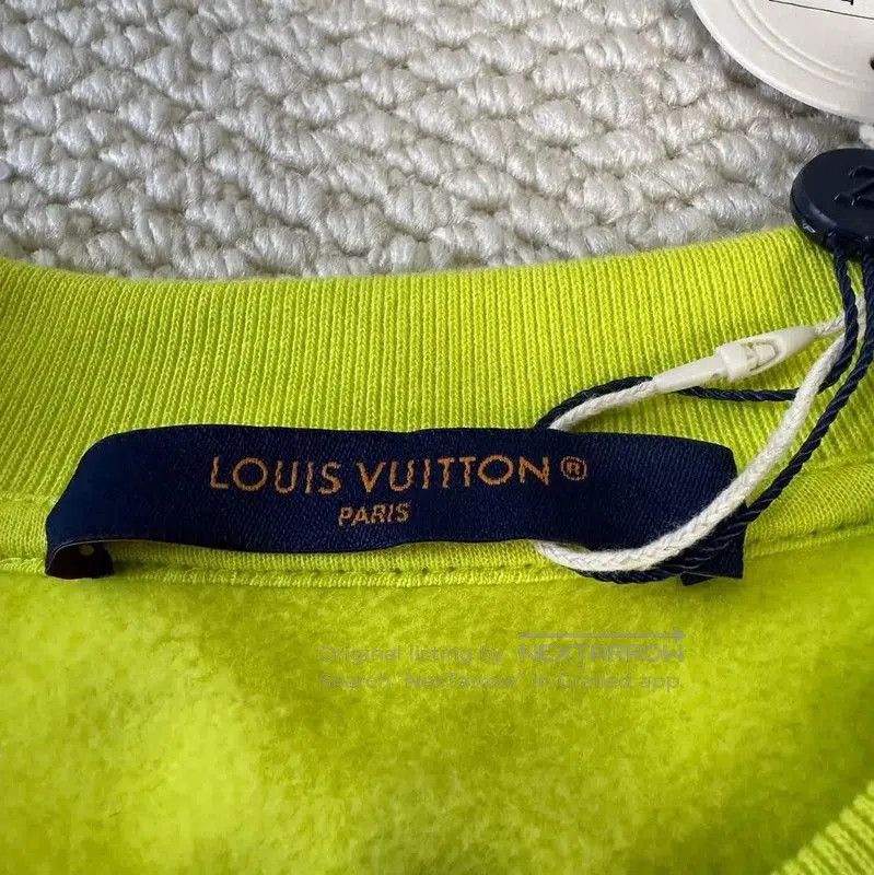 Louis Vuitton Louis Vuitton Yellow Cotton Sweatshirt for Women . Size M / US 6-8 / IT 42-44 - 3 Thumbnail