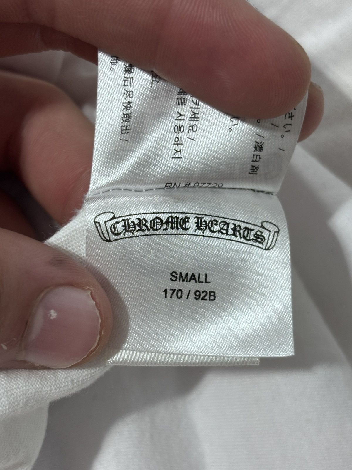 Chrome Hearts Chrome Hearts Miami Exclusive White Tee Size US S / EU 44-46 / 1 - 11 Thumbnail