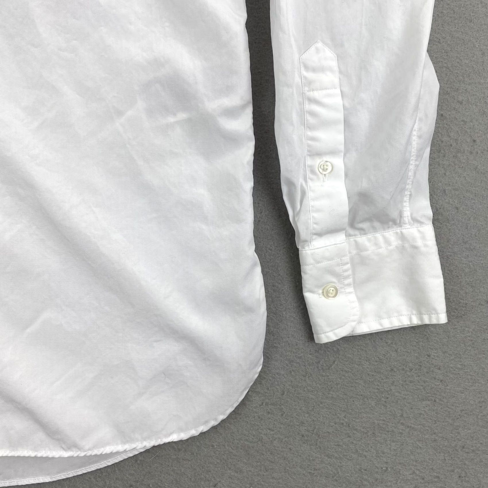 Ralph Lauren Purple Label Ralph Lauren Purple Label adrien shirt 4 broadcloth relaxed Button Blouse Womens Shirt Regular Size 4 White Cotton Chiffon Vintage: No Size S / US 4 / IT 40 - 4 Thumbnail