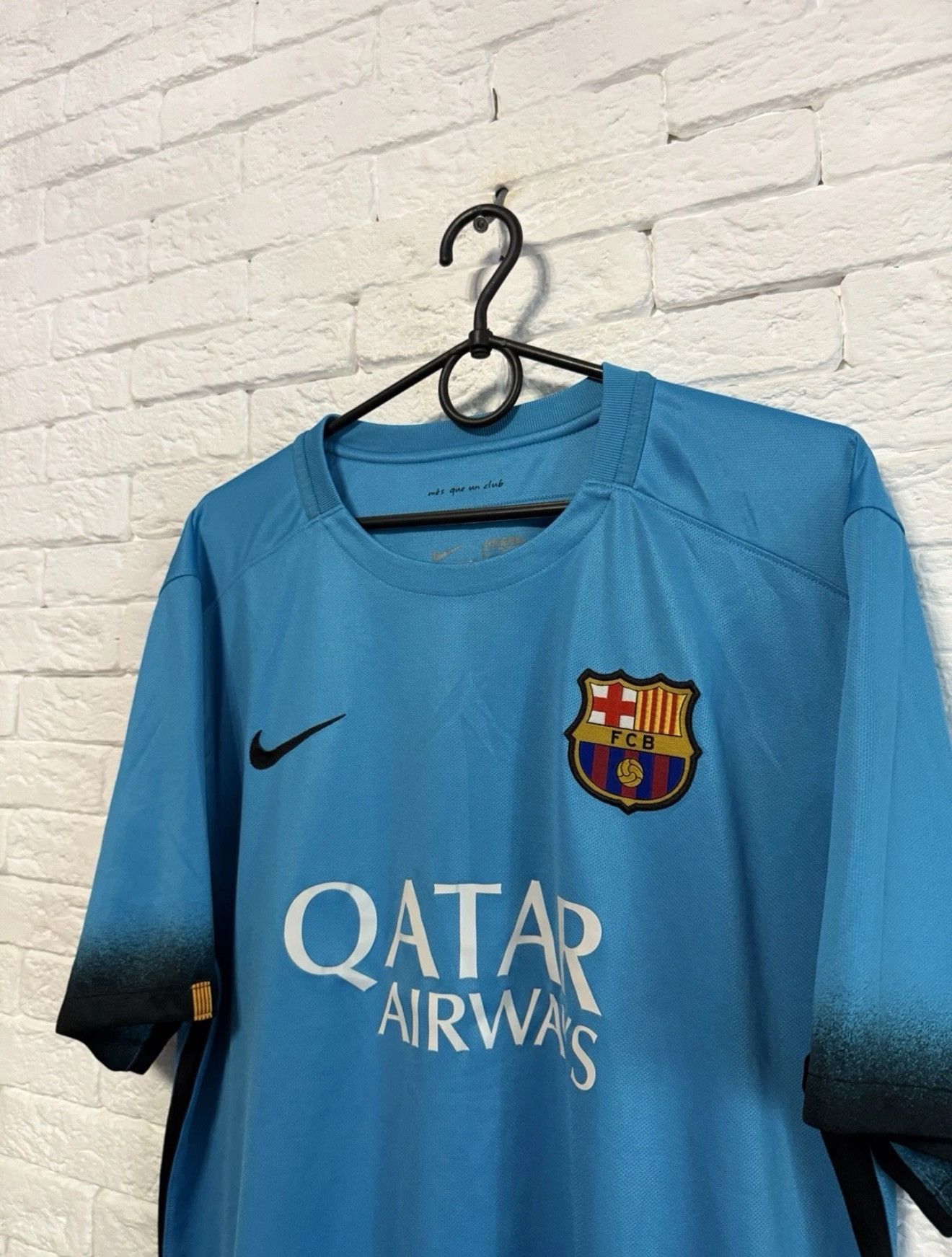 Nike Nike Barcelona Third Jersey 15/16 Sz XL Size US XL / EU 56 / 4 - 2 Thumbnail