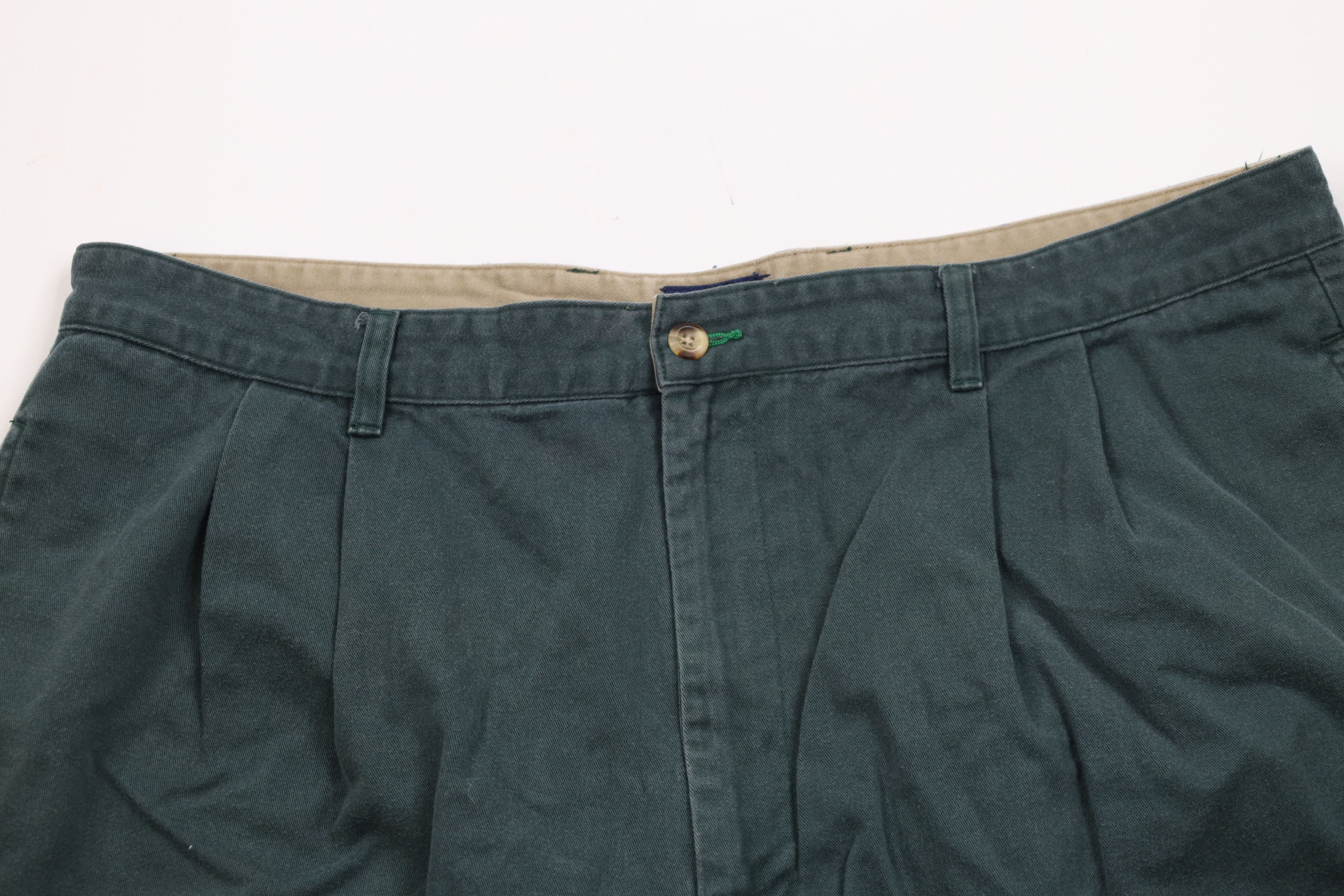 Tommy Hilfiger Vintage 90s Tommy Hilfiger Above Knee Chino Shorts Green Size US 40 / EU 56 - 2 Thumbnail