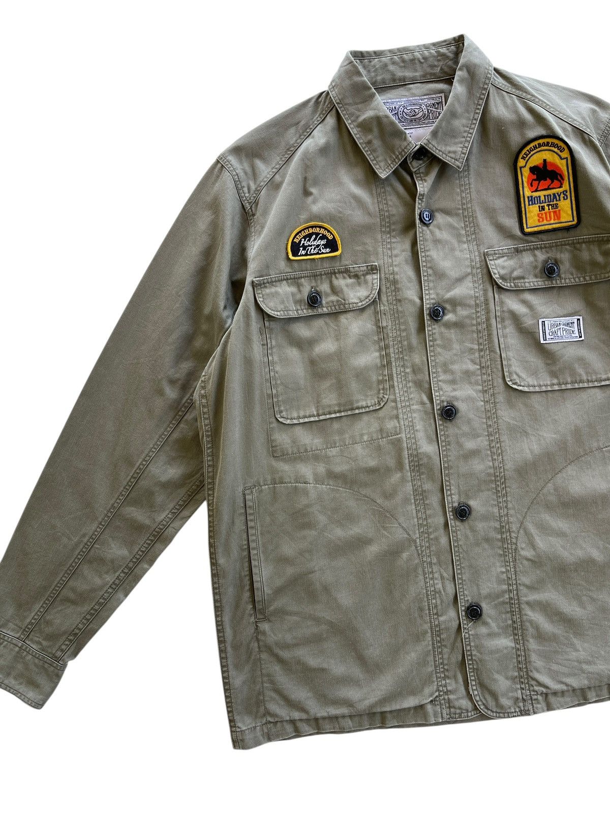 Neighborhood Neighborhood Military Work Shirt Size US L / EU 52-54 / 3 - 3 Thumbnail