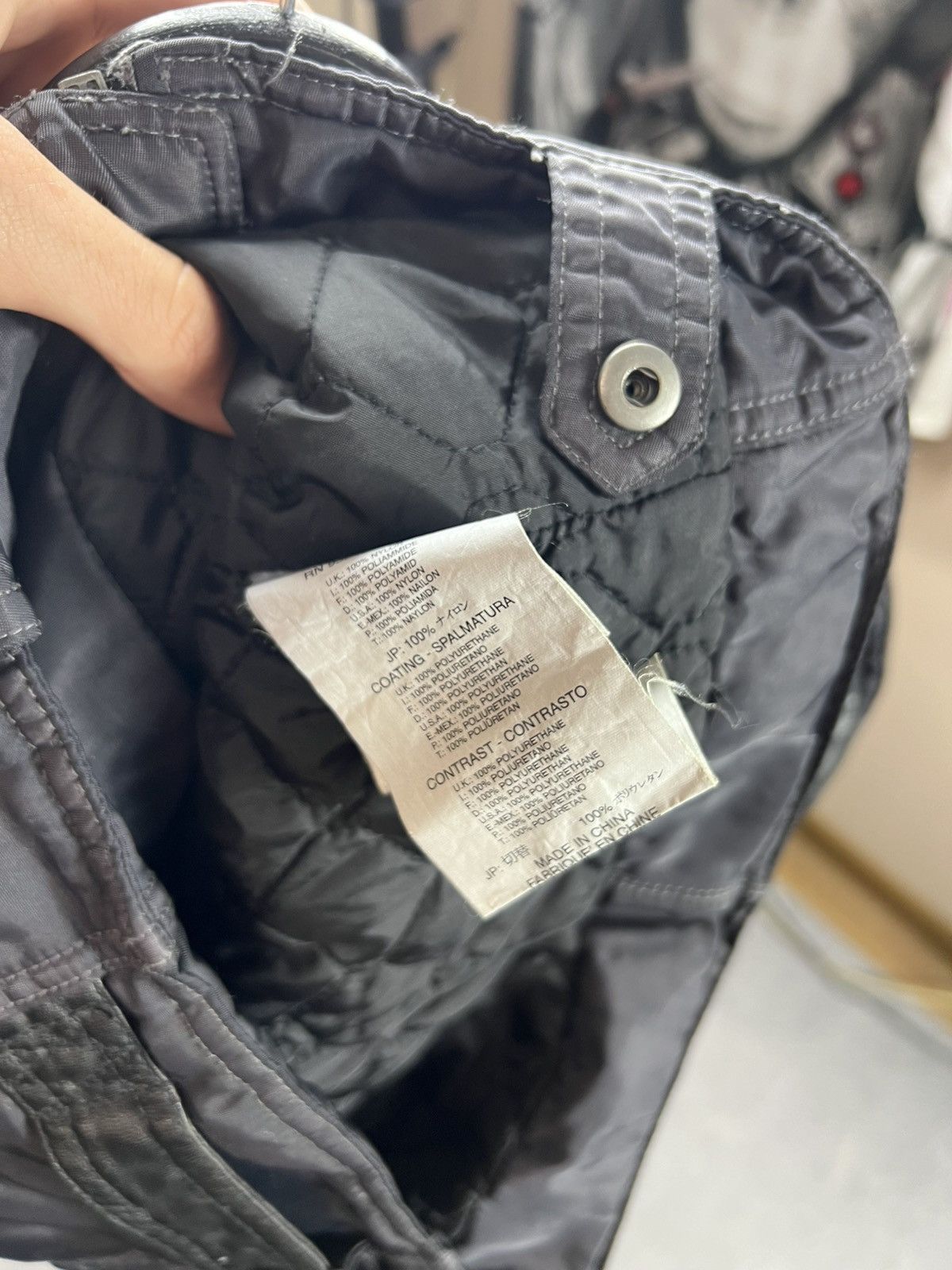 Diesel Vintage Diesel Avant-Garde rick owens style bomber jacket Size L / US 10 / IT 46 - 8 Thumbnail