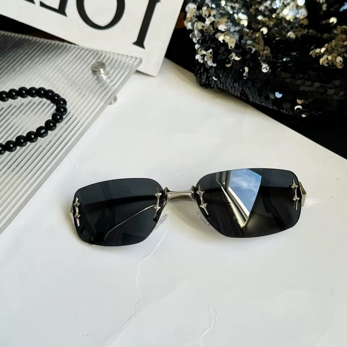 Japanese Brand 90s retro style sporty cyber cycling sunglasses Size ONE SIZE - 2 Thumbnail
