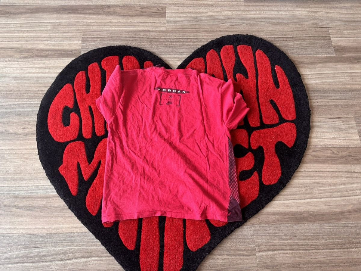 Nike × Vintage Vintage Nike x Michael Jordan Big Face Print Tee Red Medium Size US M / EU 48-50 / 2 - 2 Thumbnail