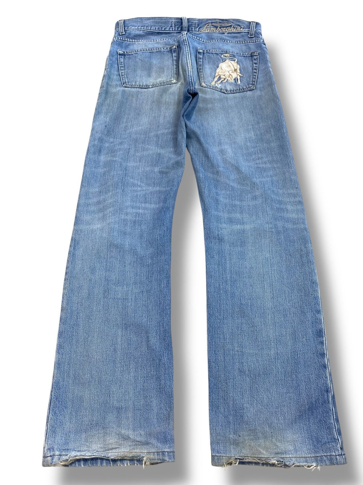 HYDROGEN Hydrogen Brand Ripped Faded Wash Style Loose Jeans Size US 32 / EU 48 - 3 Thumbnail