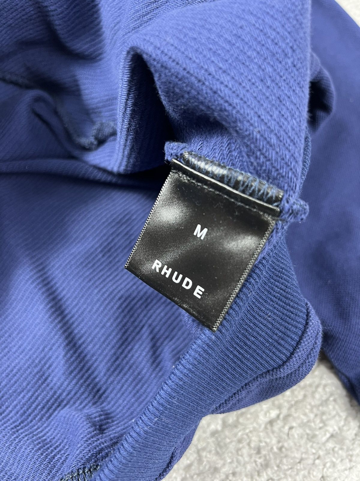 Rhude Rhude RH Collegiate Longsleeve Rugby “Navy” Size M Size US M / EU 48-50 / 2 - 9 Thumbnail