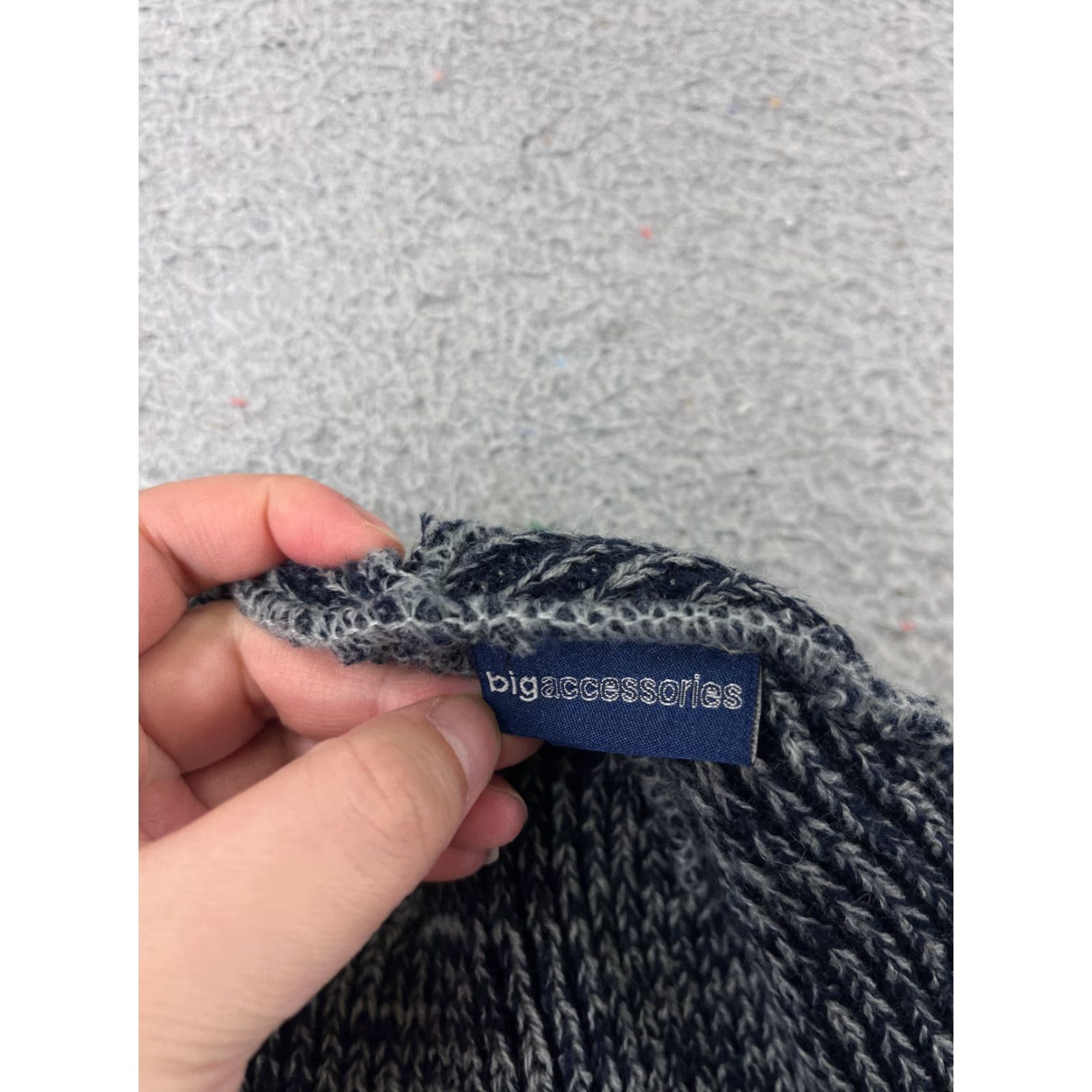Vintage North Star Beanie Toque Adult One Size Blue White Knit Embroidered 100% Acrylic Size ONE SIZE - 6 Thumbnail