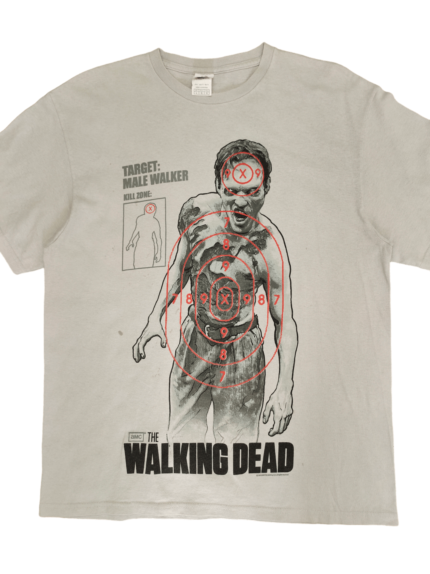Vintage Vintage Y2k Movie The Walking Dead T-Shirt Size US L / EU 52-54 / 3 - 2 Thumbnail