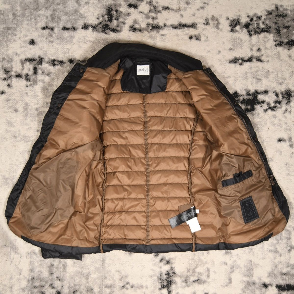 Armani Collezioni Armani Collezioni Black Mao Neck Down Quilted Jacket Size US S / EU 44-46 / 1 - 3 Thumbnail
