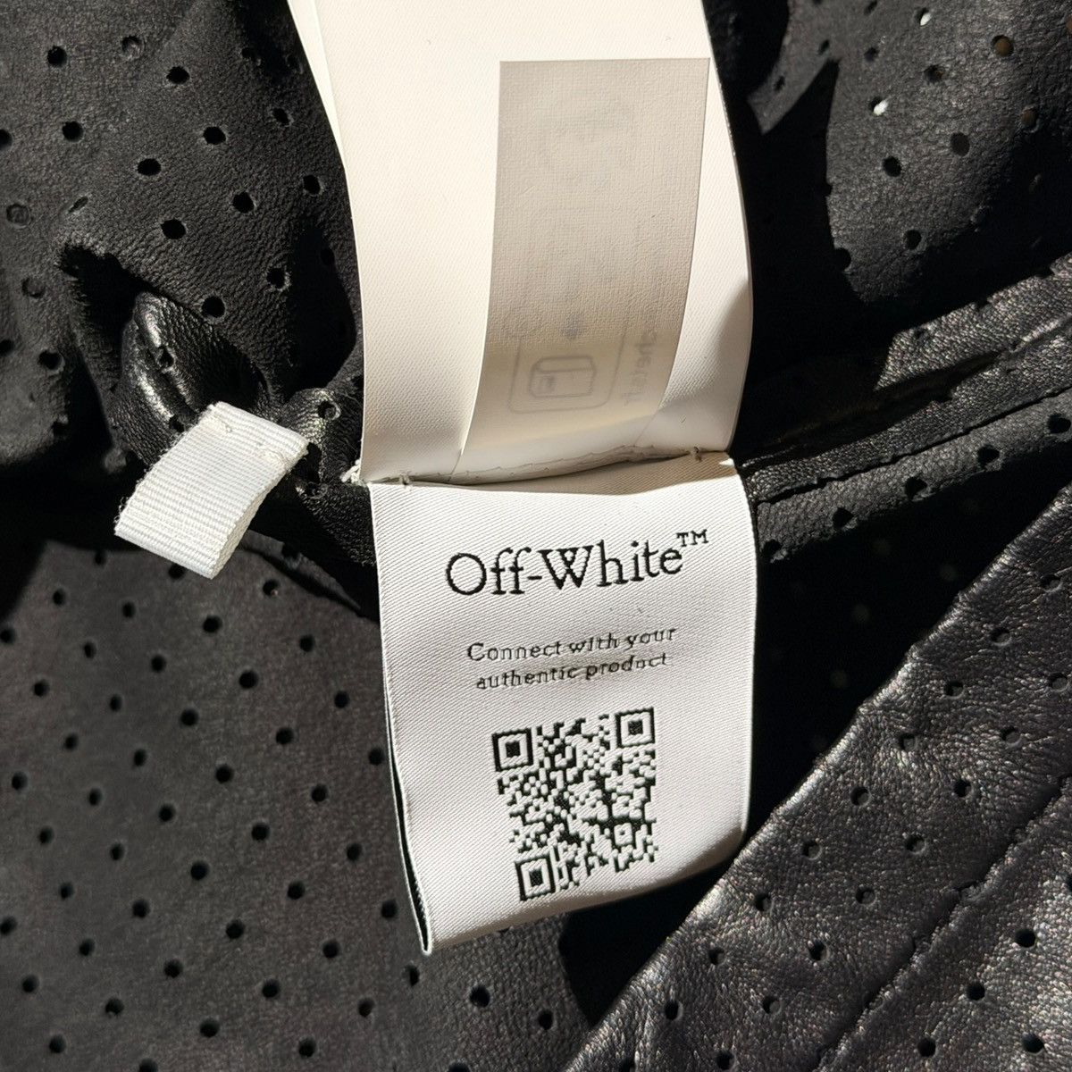 Off-White $2,800 natlover leather mesh jersey Size US XL / EU 56 / 4 - 7 Thumbnail