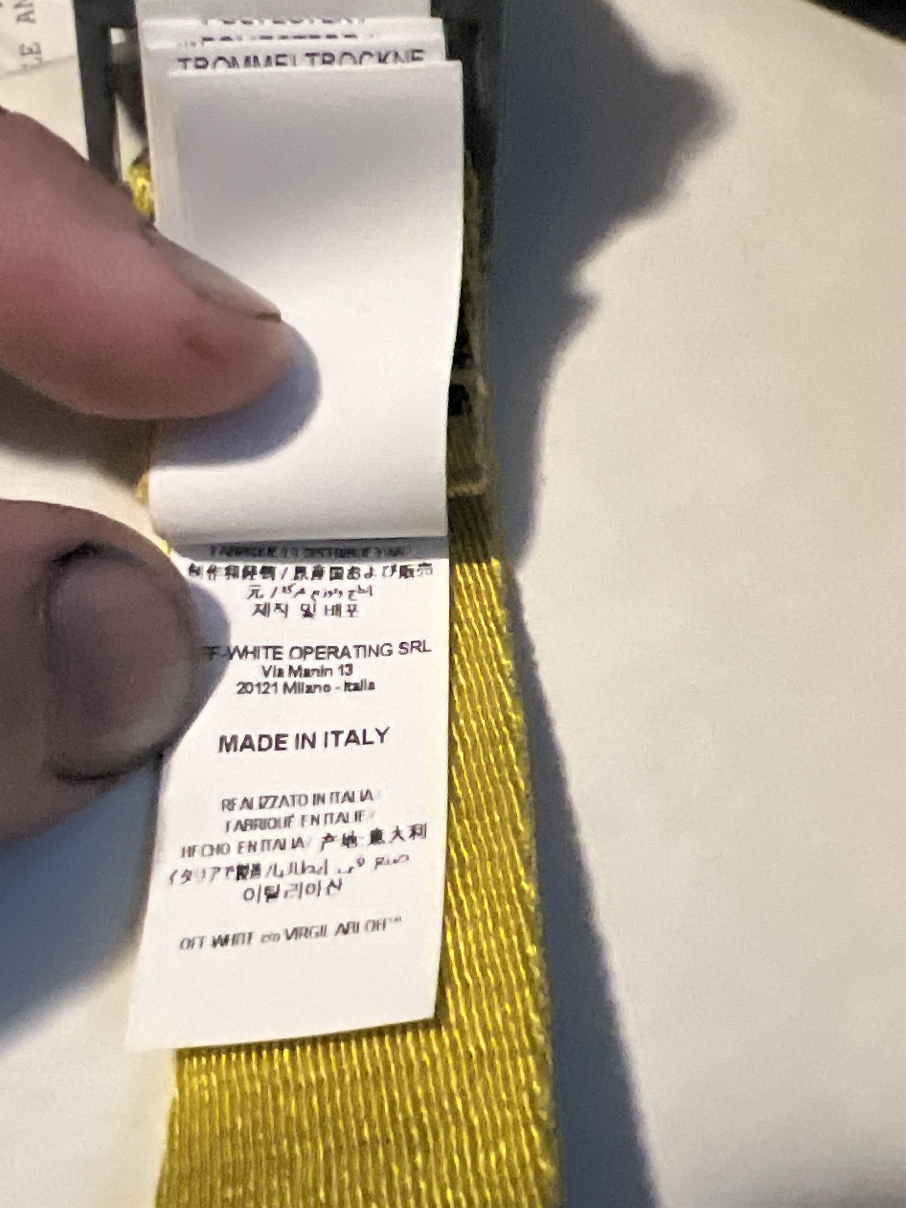 Off-White Off white industrial belt Size ONE SIZE - 9 Thumbnail