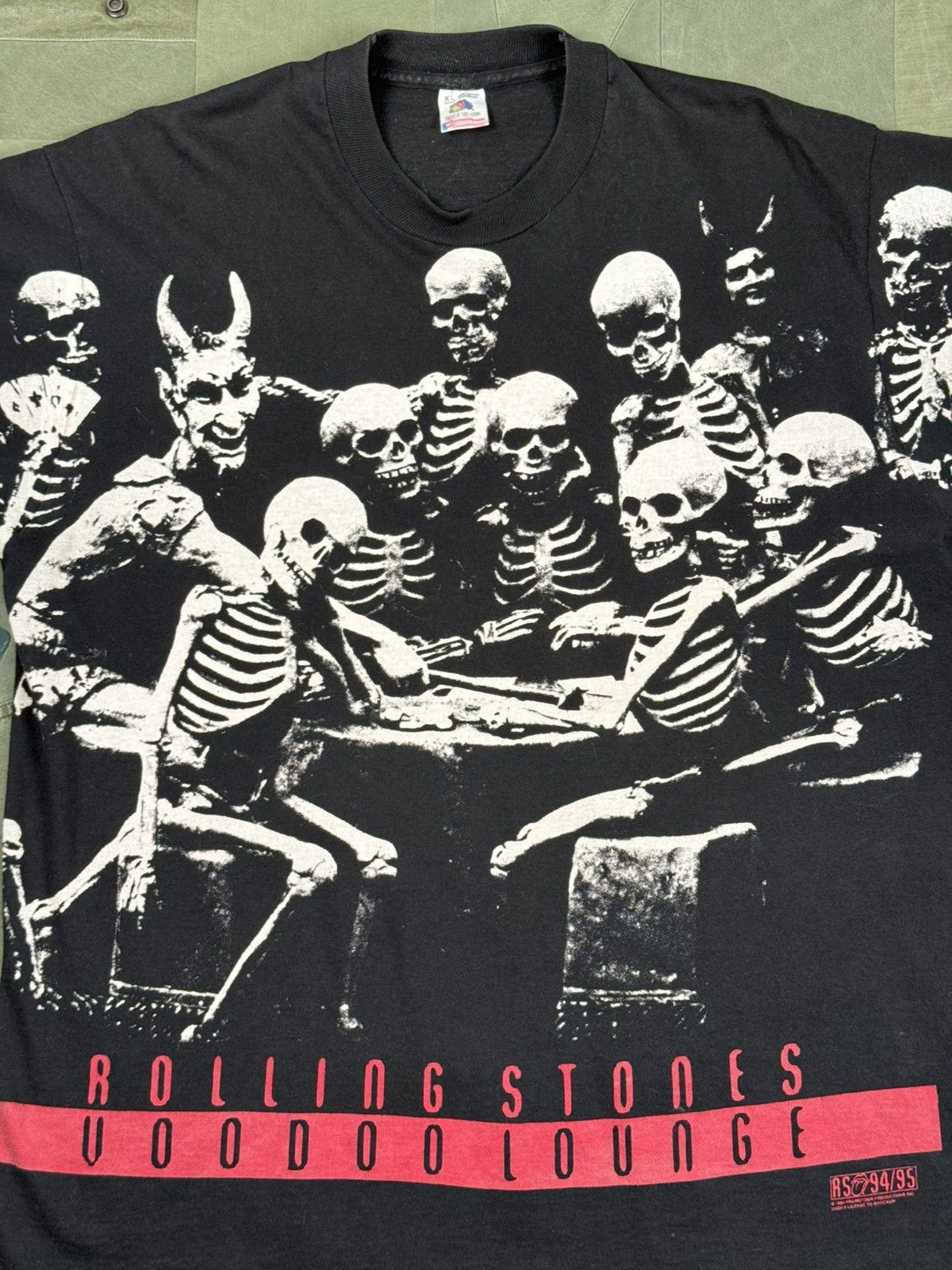 Band Tees × Vintage 1994 Rolling Stones “Voodoo Lounge” Size US XL / EU 56 / 4 - 3 Thumbnail