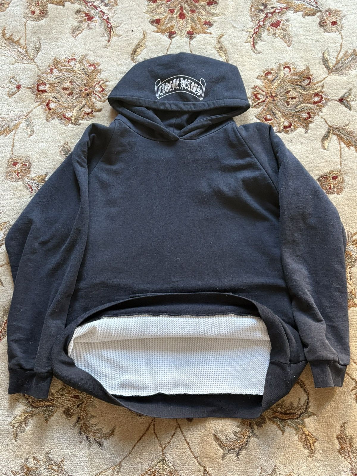 Chrome Hearts Chrome Hearts Vintage Banner Thermal Hoodie Large Size US L / EU 52-54 / 3 - 3 Thumbnail