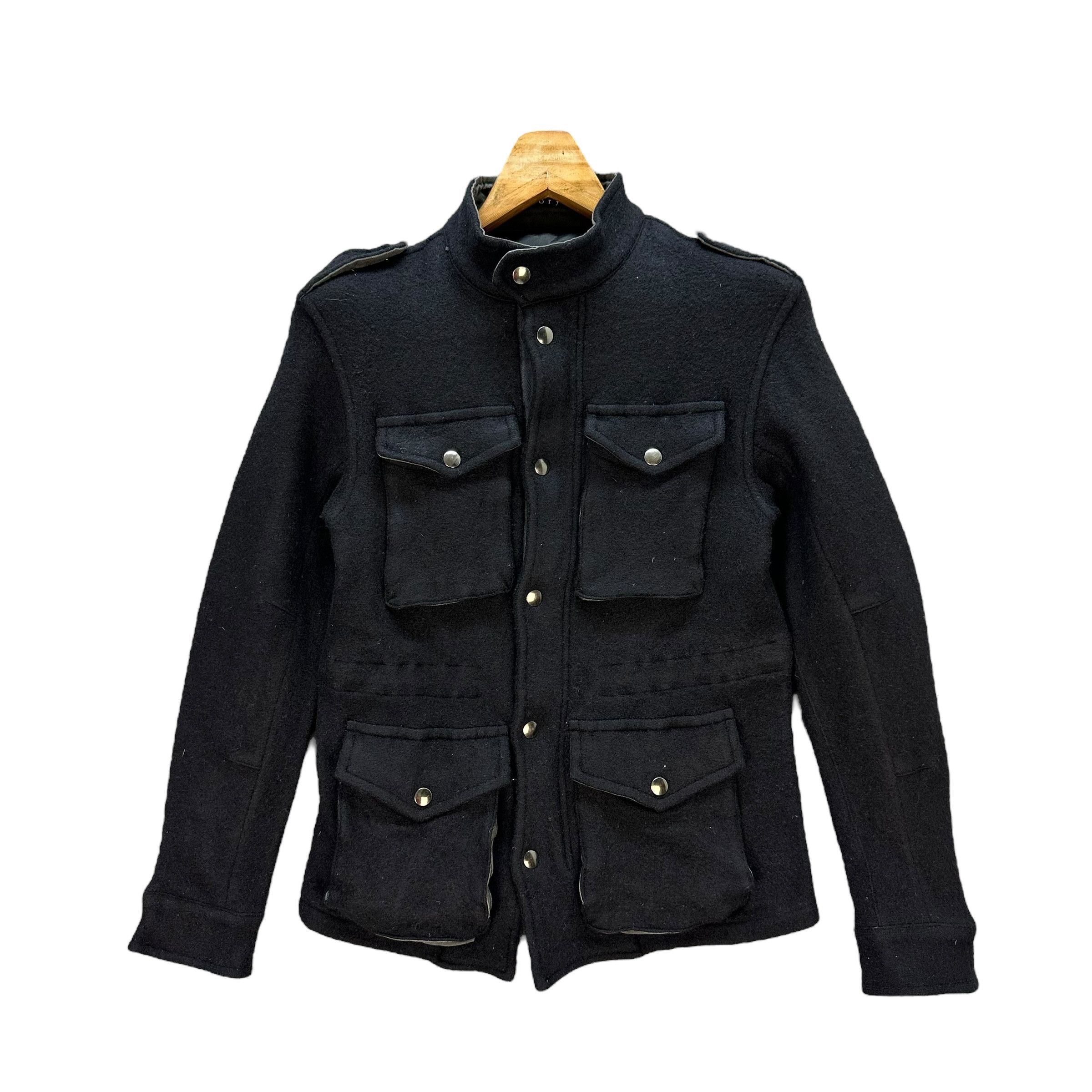 Theory THEORY Button Zipper Wool Jacket #A47-1094 Size XS / US 0-2 / IT 36-38 - 1 Thumbnail