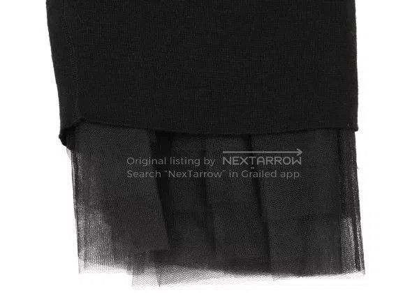 Junya Watanabe black vintage sheer design skirt. Size US 26 / EU 42 - 7 Thumbnail