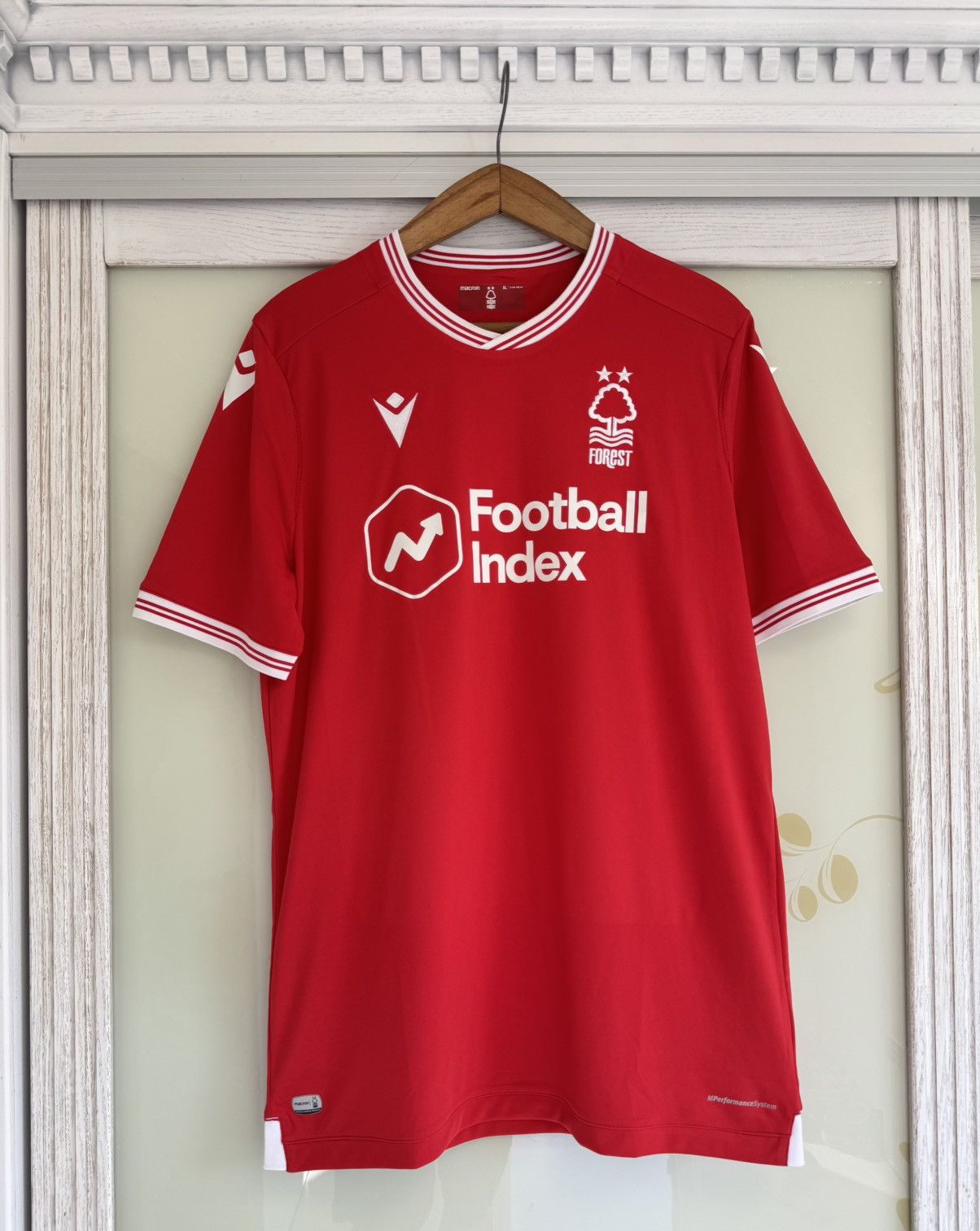 Macron Nottingham Forest 2020-2021 Home Soccer Jersey Football Kit Size US XL / EU 56 / 4 - 1 Thumbnail
