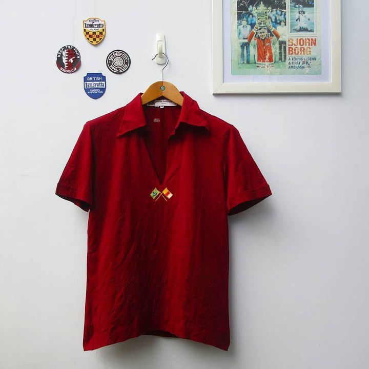 Balmain × Pierre Balmain Vintage Pierre Balmain Vintage Sportster Polo Shirt red Size US M / EU 48-50 / 2 - 1 Thumbnail