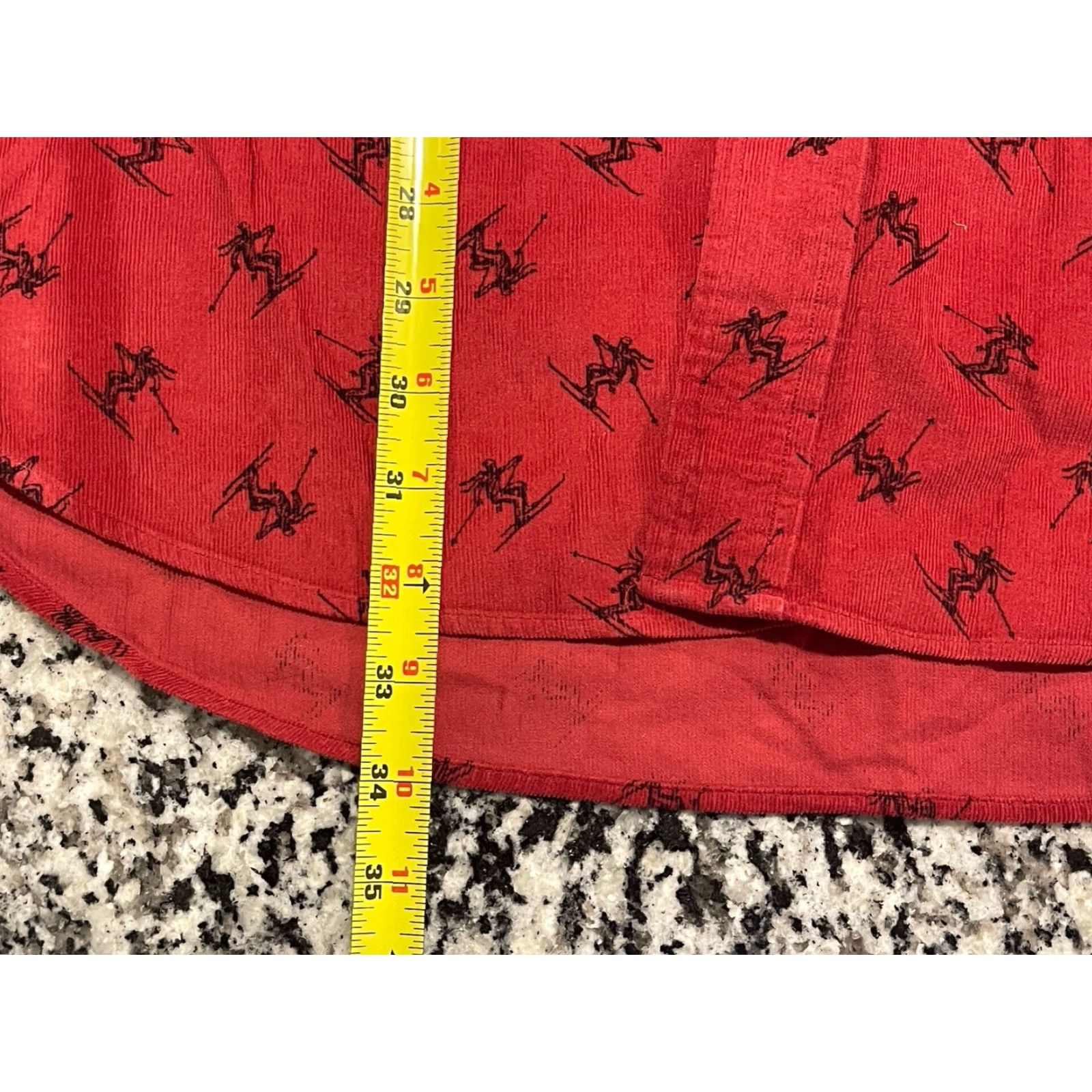 Polo Ralph Lauren VINTAGE Polo Ralph Lauren Ski Shirt Corduroy Button-Up Long Sleeve XL Red 90s Mens Shirt Size US XL / EU 56 / 4 - 3 Thumbnail