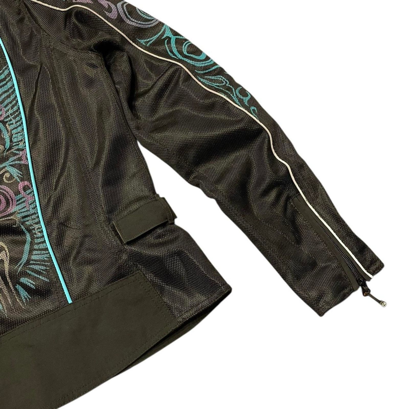 Harley Davidson VTG Y2K 2000s Harley Davidson tribal moto mesh riding jacket Size S / US 4 / IT 40 - 4 Thumbnail