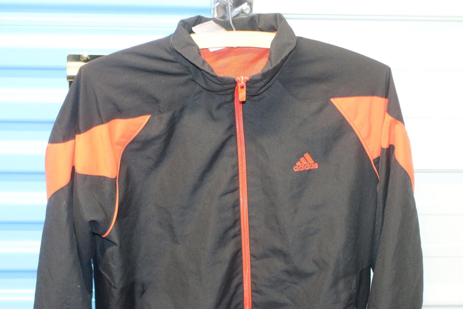Adidas Adidas BlackORANGE Track Jacket Full Zip Athletic Streetwear Size US XL / EU 56 / 4 - 3 Thumbnail