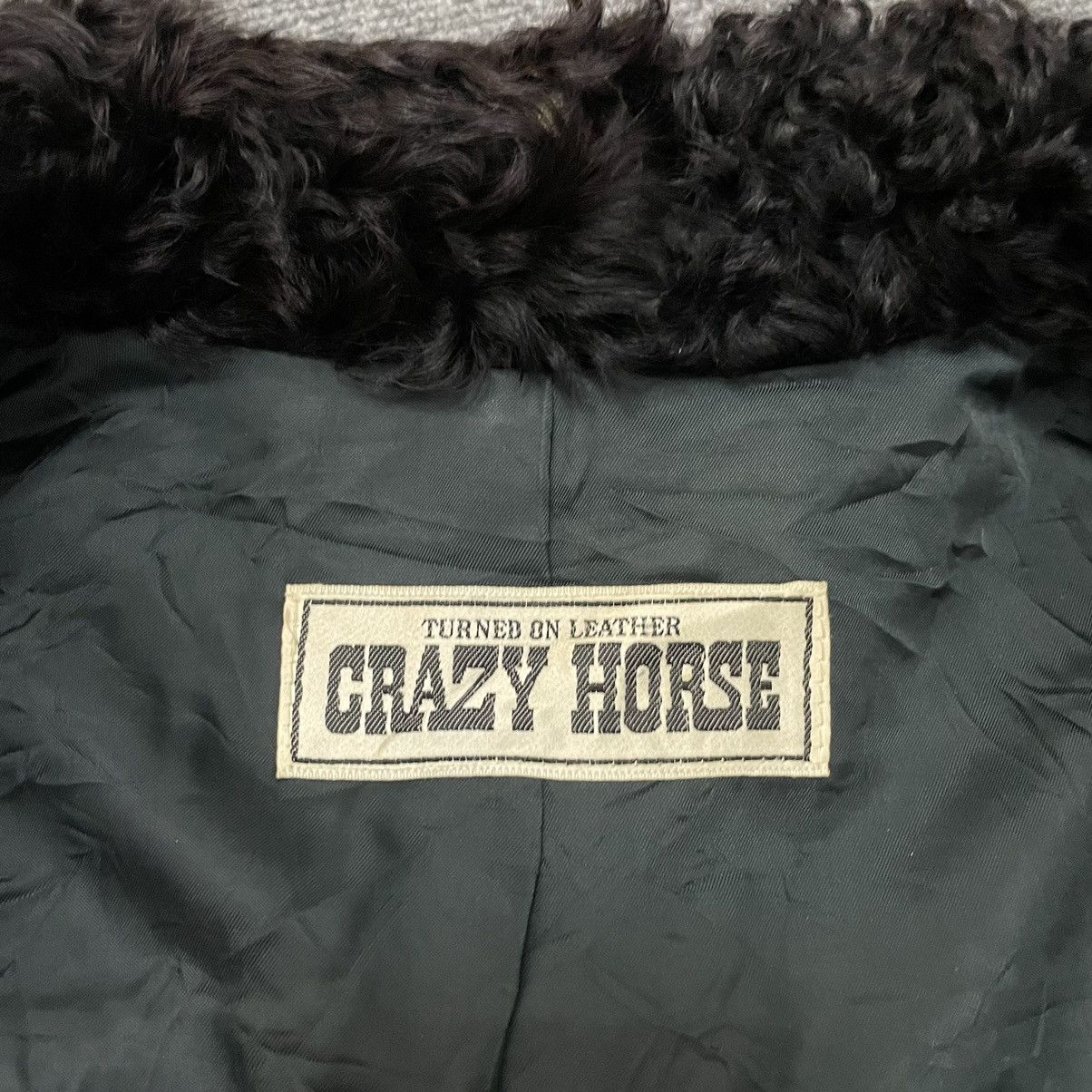 Genuine Leather × Japanese Brand × Vintage Crazy Horse Shephard Black Suede Leather Jacket Size US XS / EU 42 / 0 - 4 Thumbnail