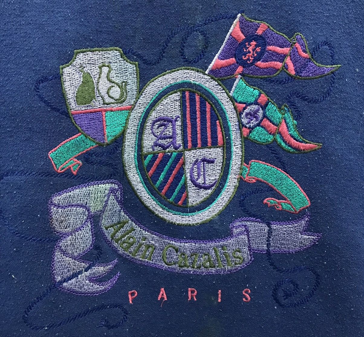 Japanese Brand × Vintage Vintage alain&cazalis Paris Sweatshirt Size US L / EU 52-54 / 3 - 3 Thumbnail