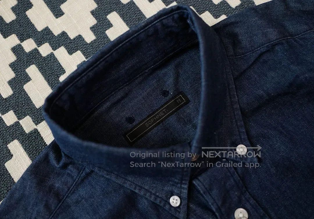 Sophnet. sophnet denim bandana button. Size US M / EU 48-50 / 2 - 3 Thumbnail